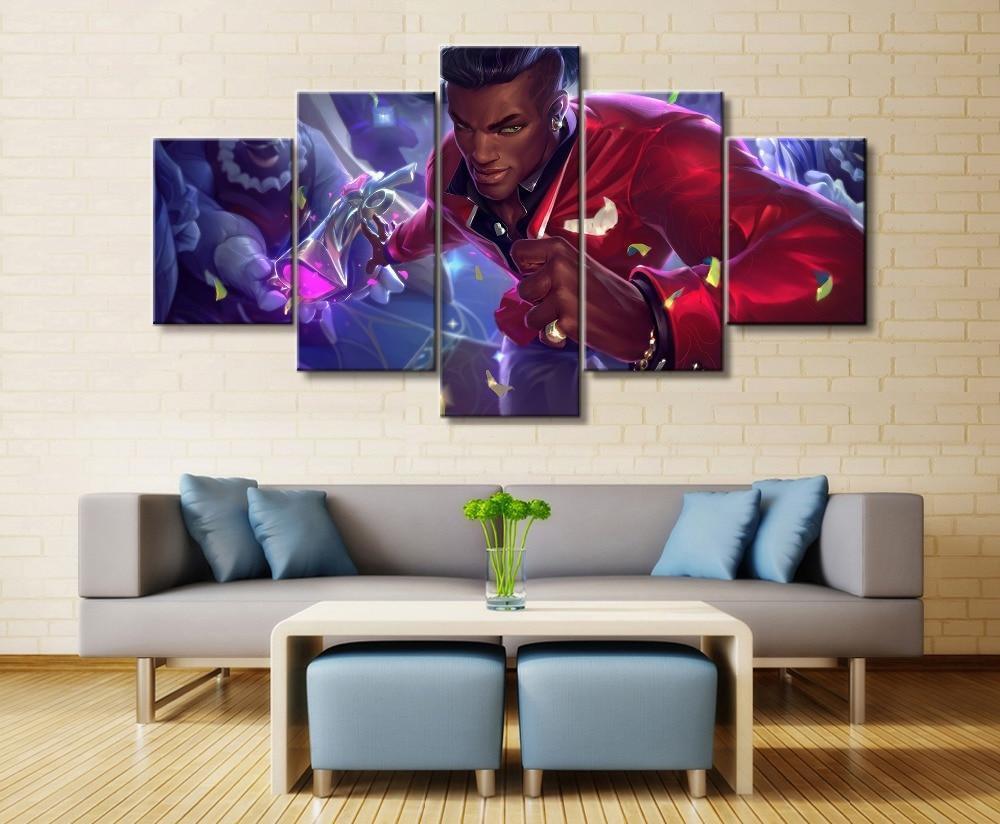 LOL League Of Legends Lucian Gaming Canvas Wall Art