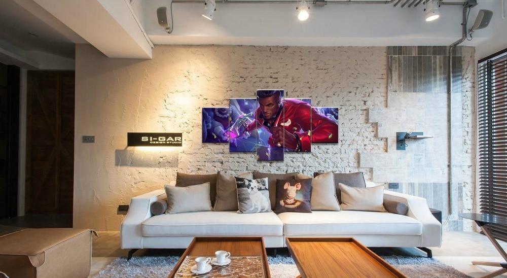LOL League Of Legends Lucian Gaming Canvas Wall Art