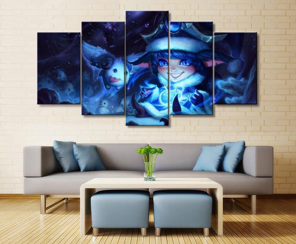 LOL League Of Legends Lulu 3 Gaming Canvas Wall Art