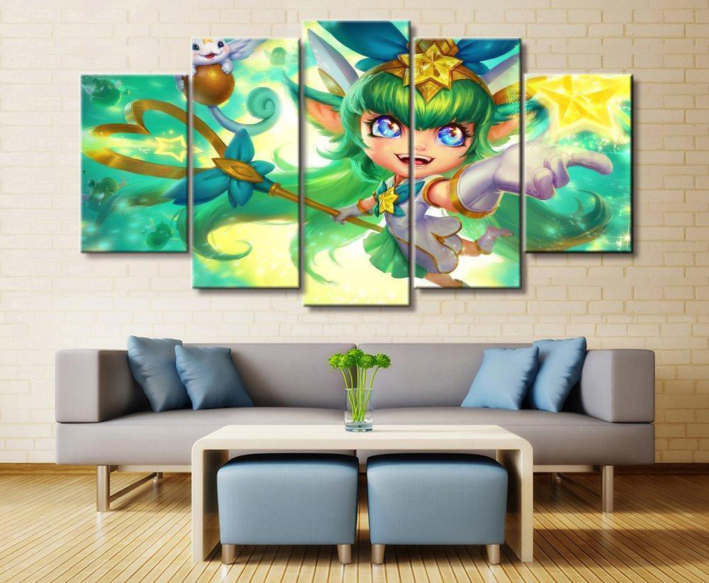 LOL League Of Legends Lulu cute Game Canvas Wall Art