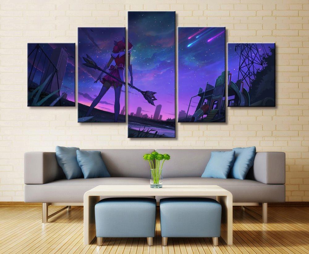 LOL League Of Legends Lux 6 Gaming Canvas Wall Art
