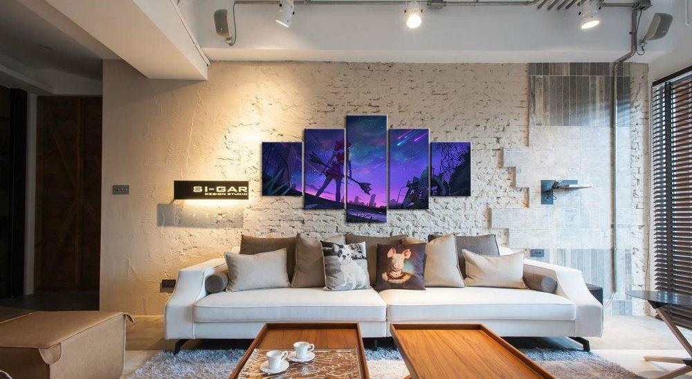 LOL League Of Legends Lux 6 Gaming Canvas Wall Art