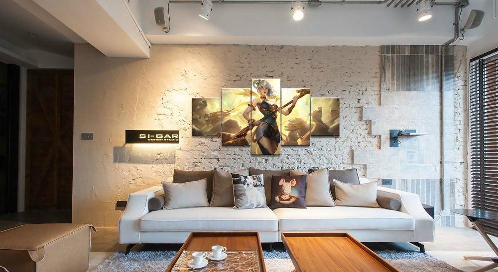 LOL League Of Legends Lux Game Canvas Wall Art