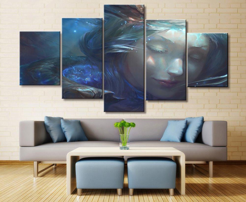 LOL League Of Legends Lux 3 Game Canvas Wall Art