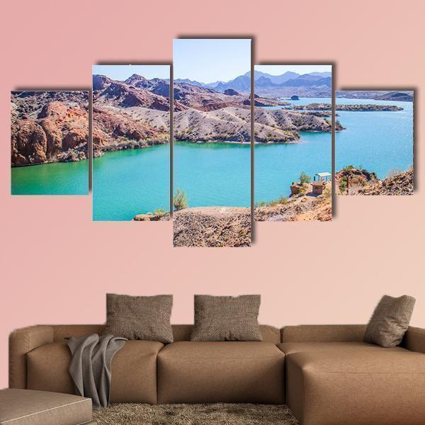 Majestic View Of Balanced Rock Cove Nature Canvas Wall Art