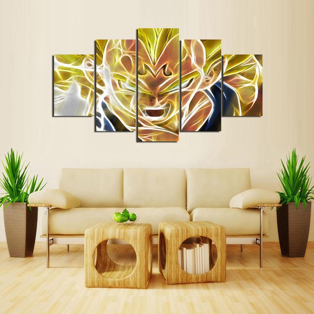 Majin Vegeta Anime Canvas Wall Art