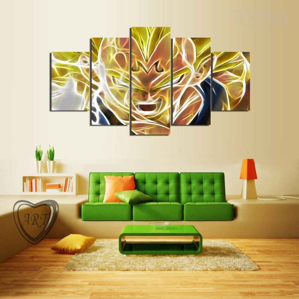 Majin Vegeta Anime Canvas Wall Art