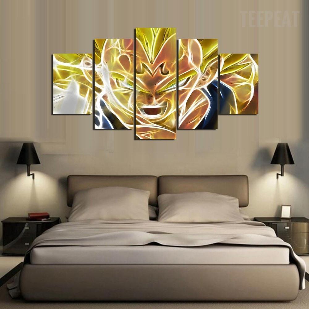 Majin Vegeta Anime Canvas Wall Art