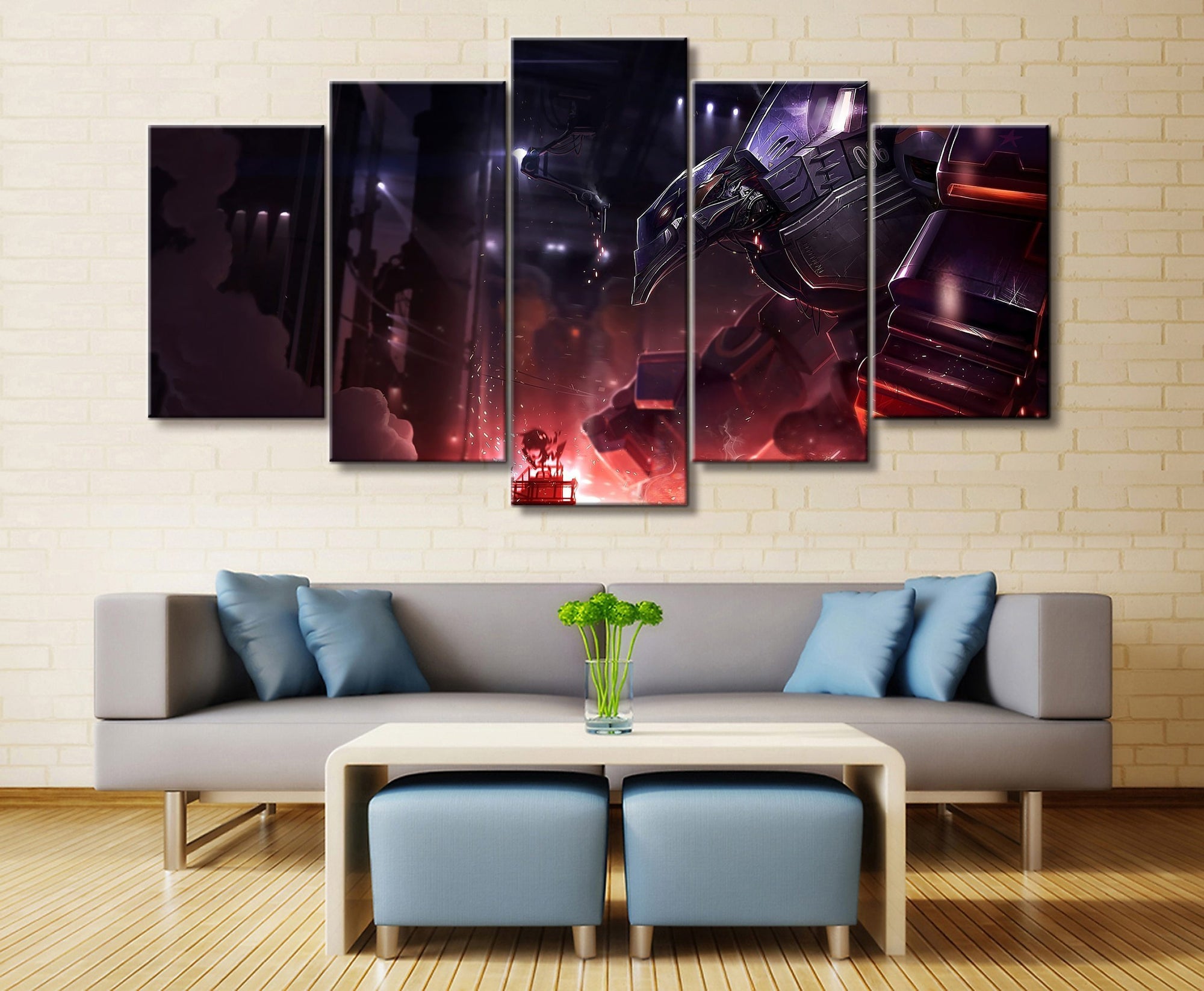 LOL League Of Legends Malphite Gaming Canvas Wall Art