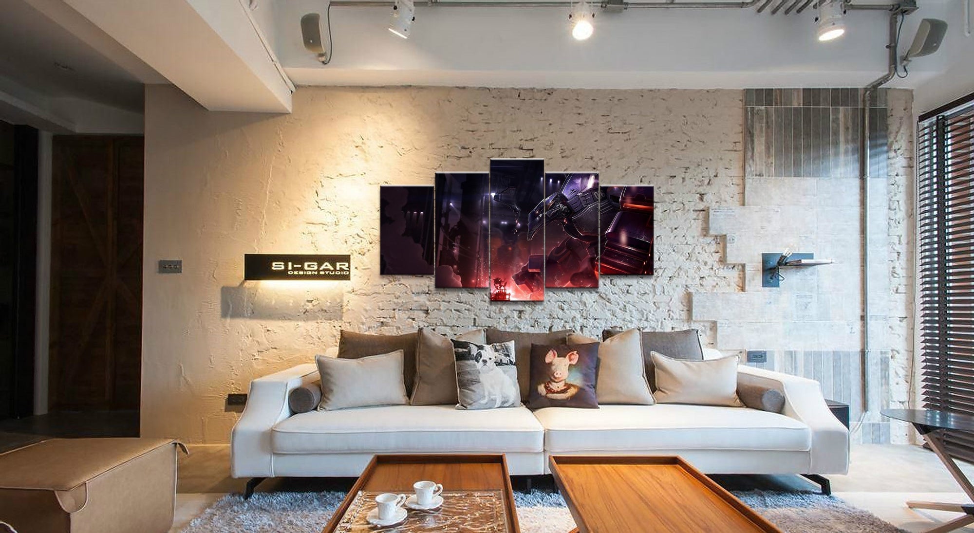 LOL League Of Legends Malphite Gaming Canvas Wall Art
