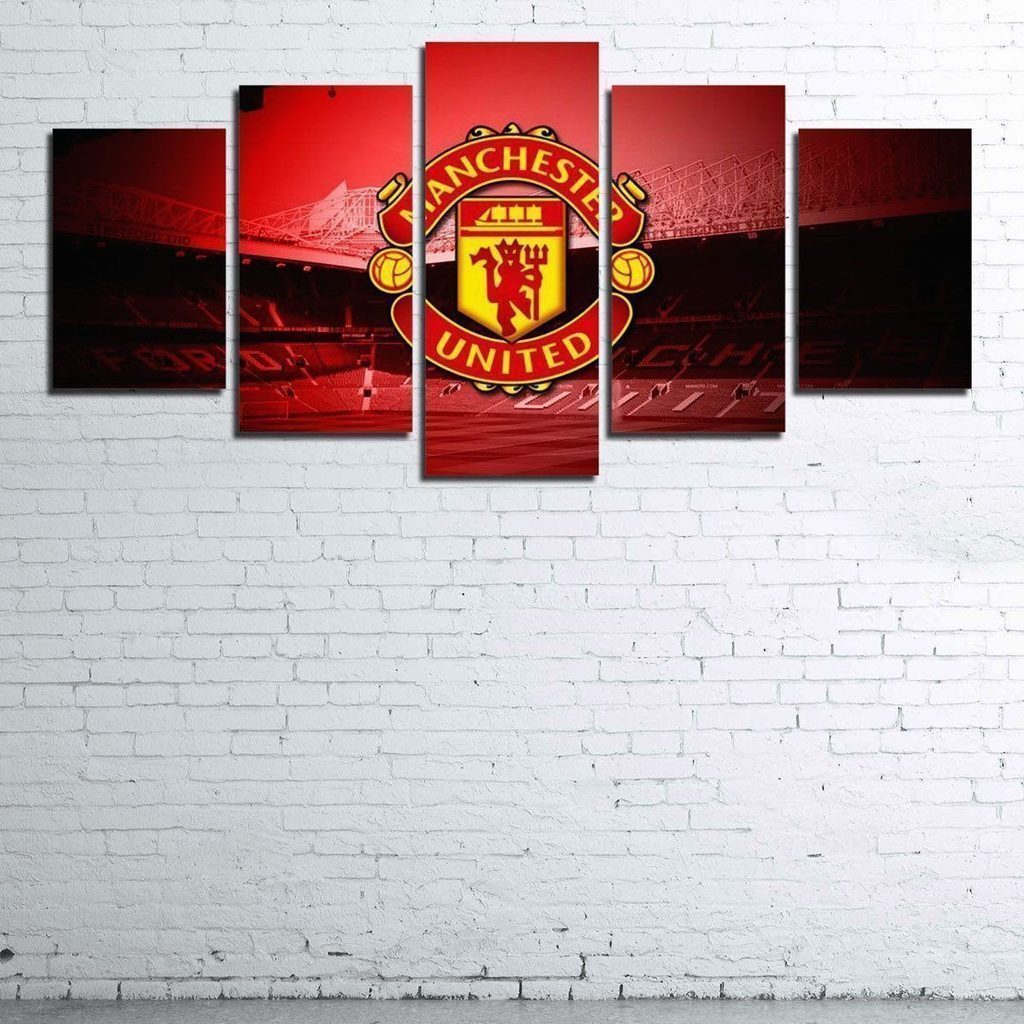 Manchester United V2 Logo Sport Canvas Wall Art