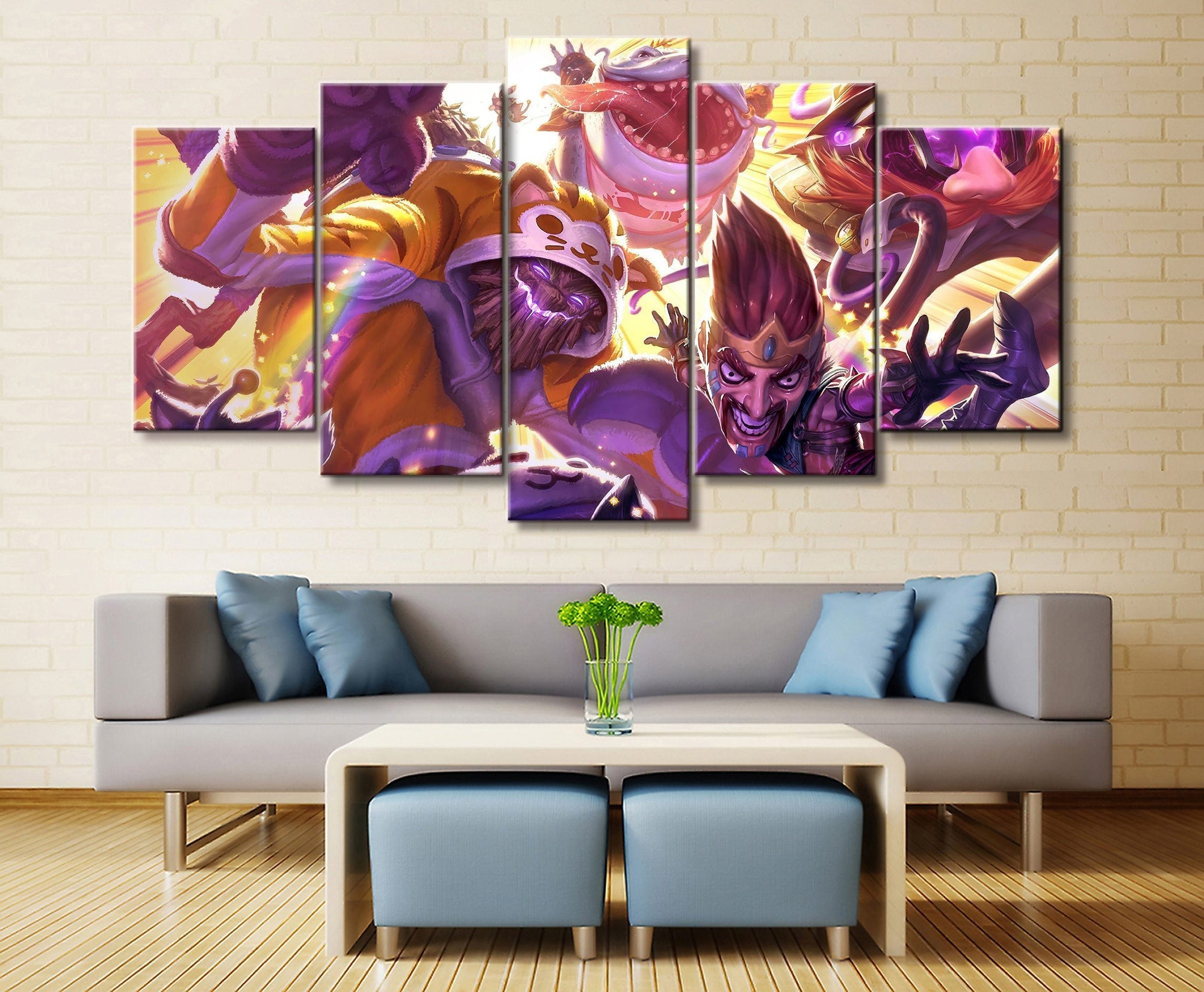LOL League Of Legends Maokai  Draven Gaming Canvas Wall Art