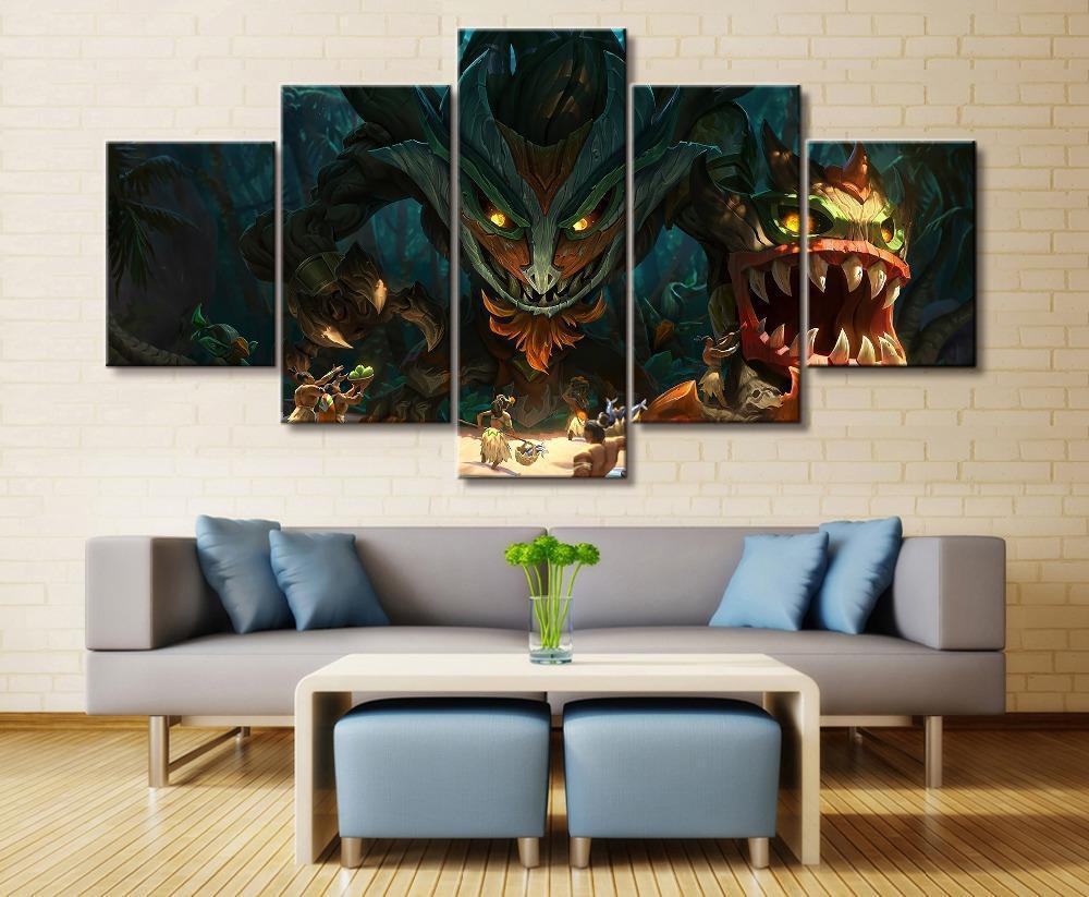LOL League Of Legends Maokai Gaming Canvas Wall Art