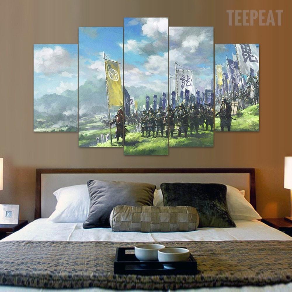 March Of The Samurai Movie Canvas Wall Art
