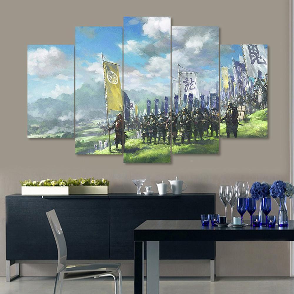 March Of The Samurai Movie Canvas Wall Art