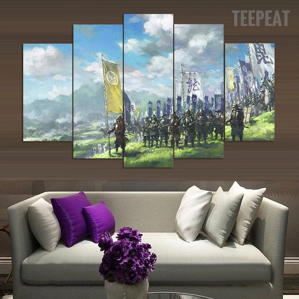 March Of The Samurai Movie Canvas Wall Art