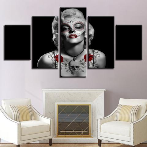 Marilyn Monroe #5 Celebrity Canvas Wall Art