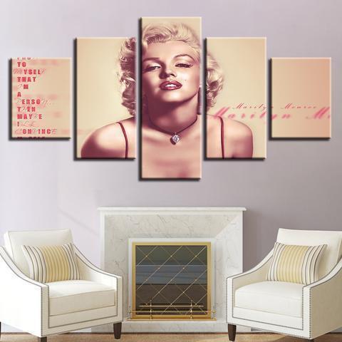 Marilyn Monroe #6 Celebrity Canvas Wall Art