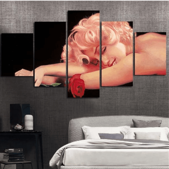 Marilyn Monroe Characters Movie Canvas Wall Art