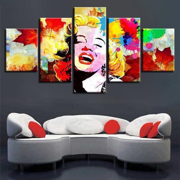 Marilyn Monroe Movie Canvas Wall Art