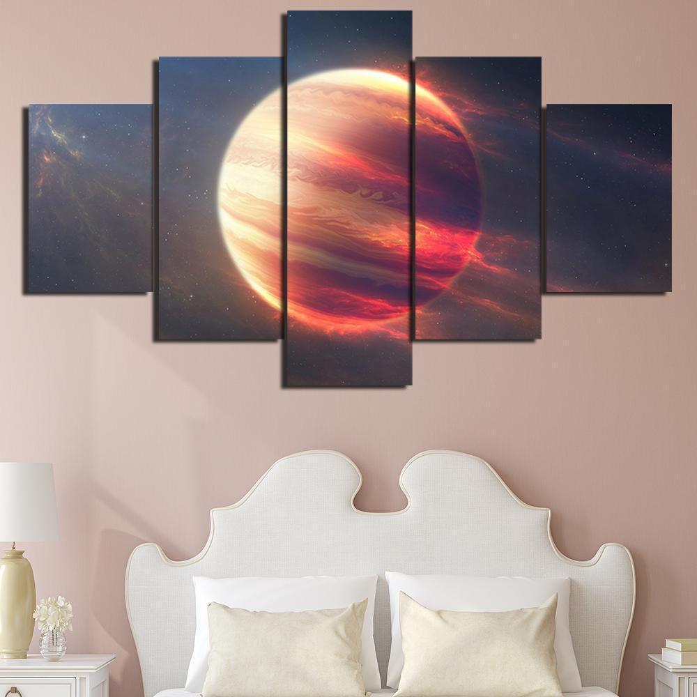 Mars Planet Space Canvas Wall Art