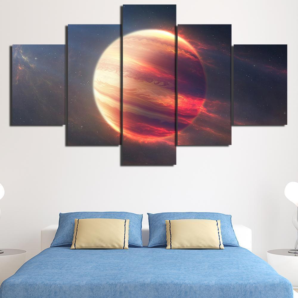 Mars Planet Space Canvas Wall Art
