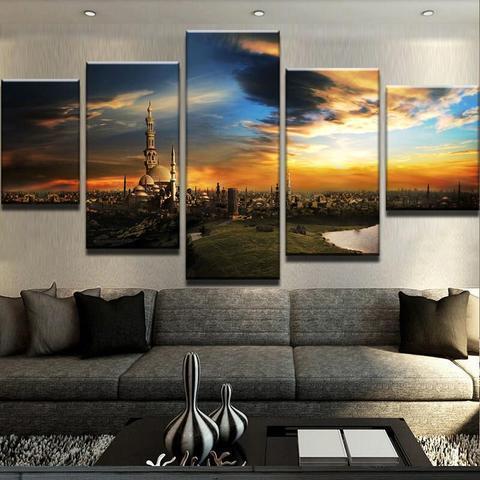 Masjid Nature Canvas Wall Art