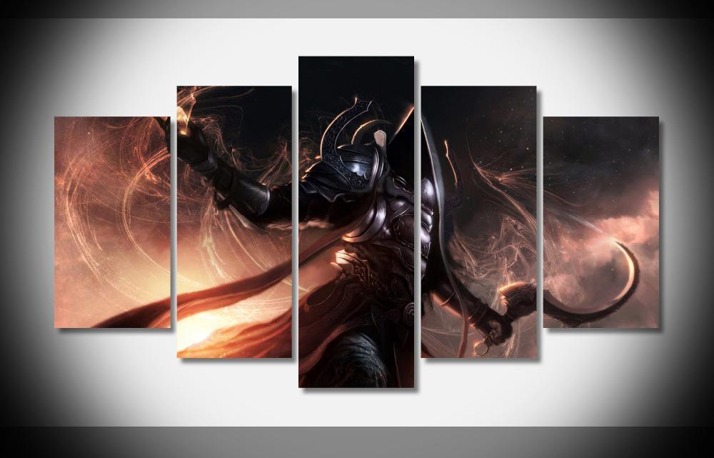 Mathael Character Diablo III Gaming Canvas Wall Art