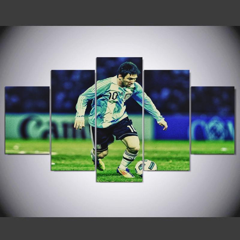 Messi Football Celebrity Canvas Wall Art