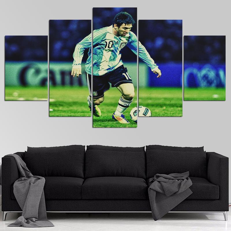 Messi Football Celebrity Canvas Wall Art