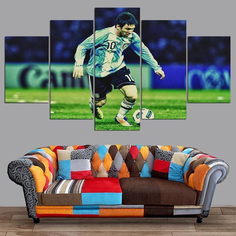 Messi Football Celebrity Canvas Wall Art