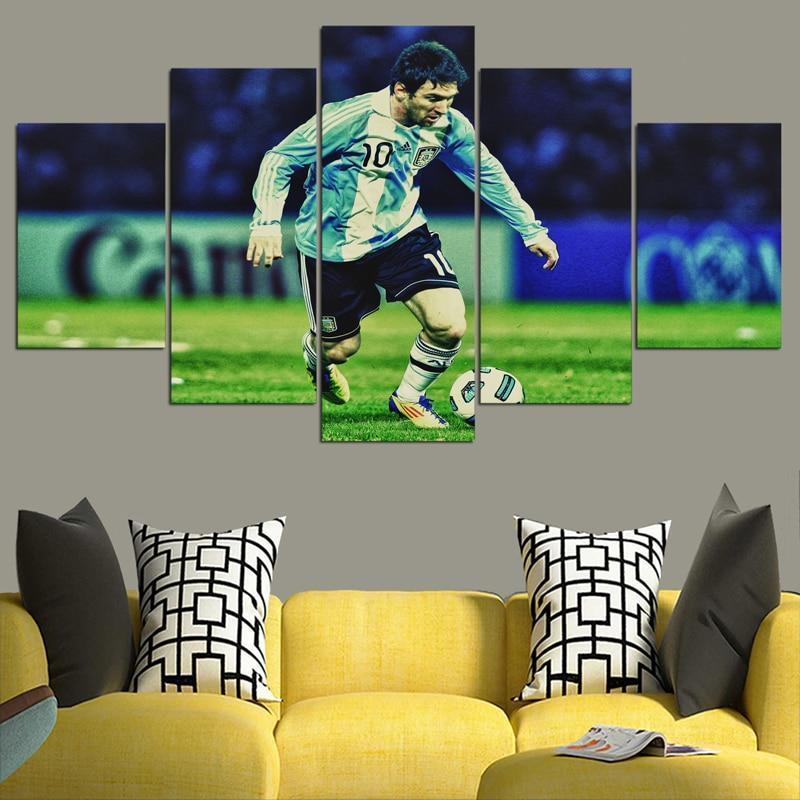 Messi Football Celebrity Canvas Wall Art