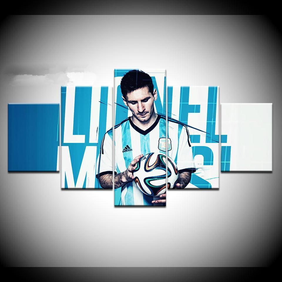 Messi Poster Celebrity Canvas Wall Art