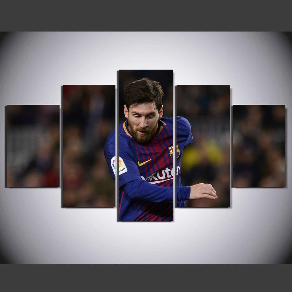 Messi Poster Celebrity Canvas Wall Art