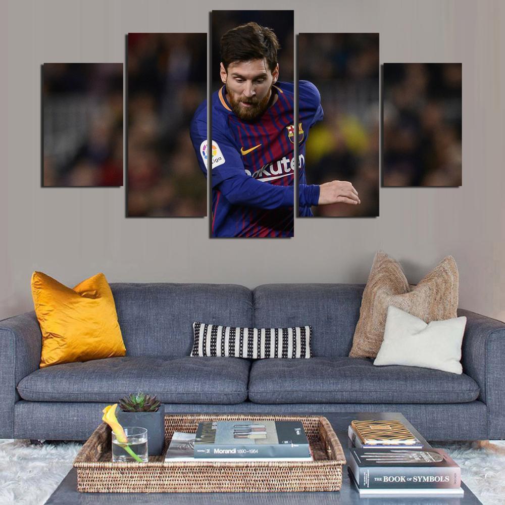 Messi Poster Celebrity Canvas Wall Art