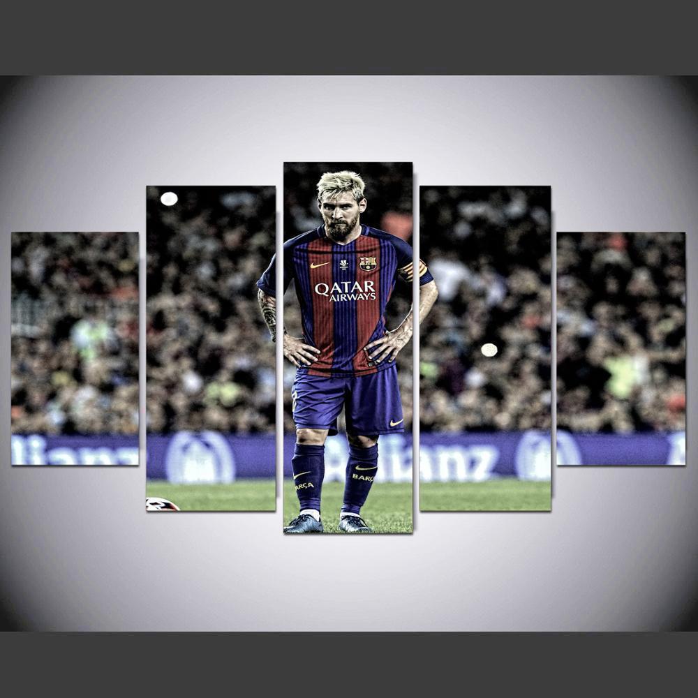 Messi, Real Madrid Football  Celebrity Canvas Wall Art
