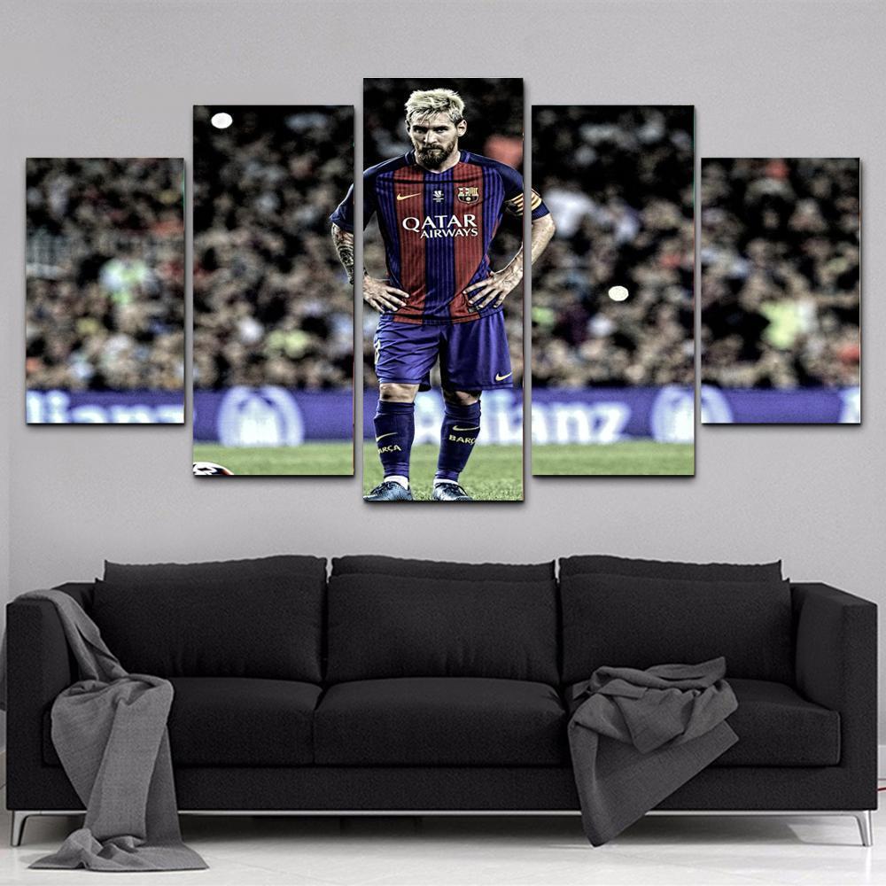 Messi, Real Madrid Football  Celebrity Canvas Wall Art
