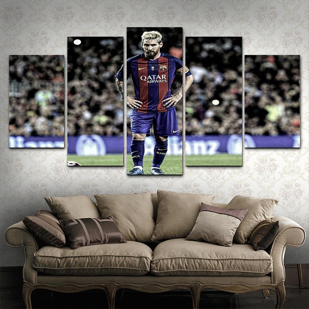 Messi, Real Madrid Football  Celebrity Canvas Wall Art