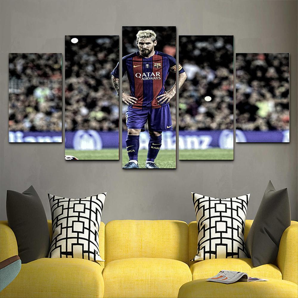 Messi, Real Madrid Football  Celebrity Canvas Wall Art