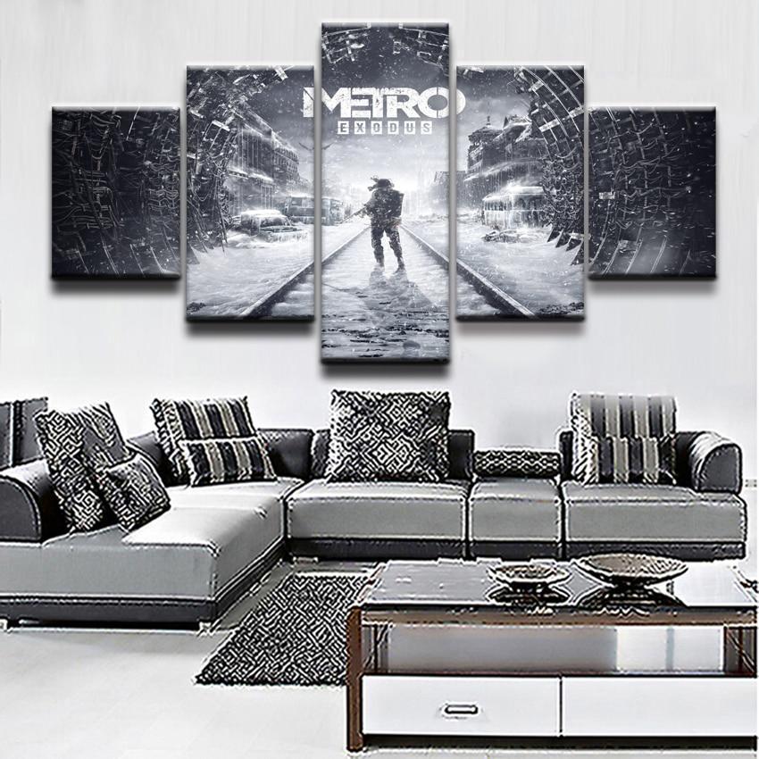 Metro Exodus Alone In The Cold Gaming Canvas Wall Art