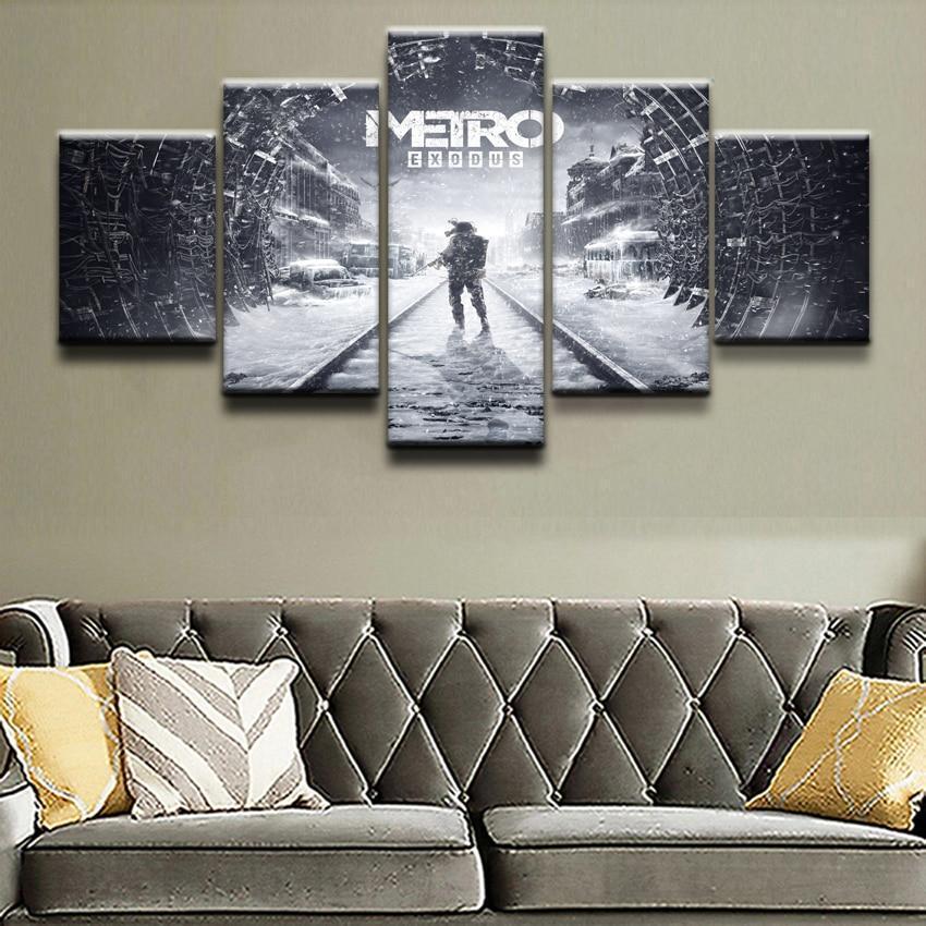 Metro Exodus Alone In The Cold Gaming Canvas Wall Art
