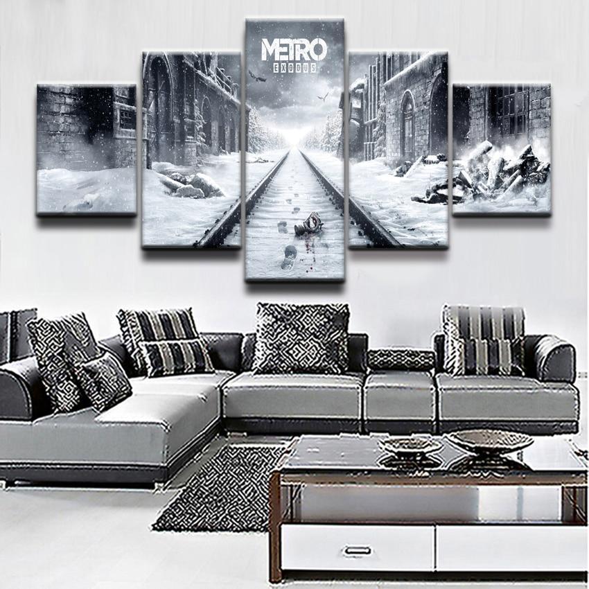 Metro Exodus Winter Gaming Canvas Wall Art