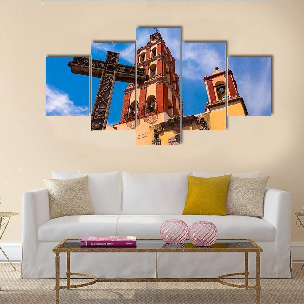 Mexican Colonial Traditional Church Nature Canvas Wall Art