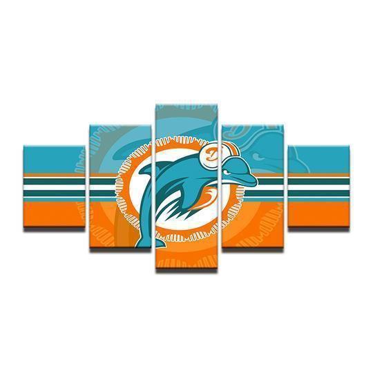 Miami Dolphins 2 Sport Canvas Wall Art