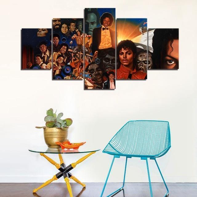 Michael Jackson 2 Celebrity Canvas Wall Art