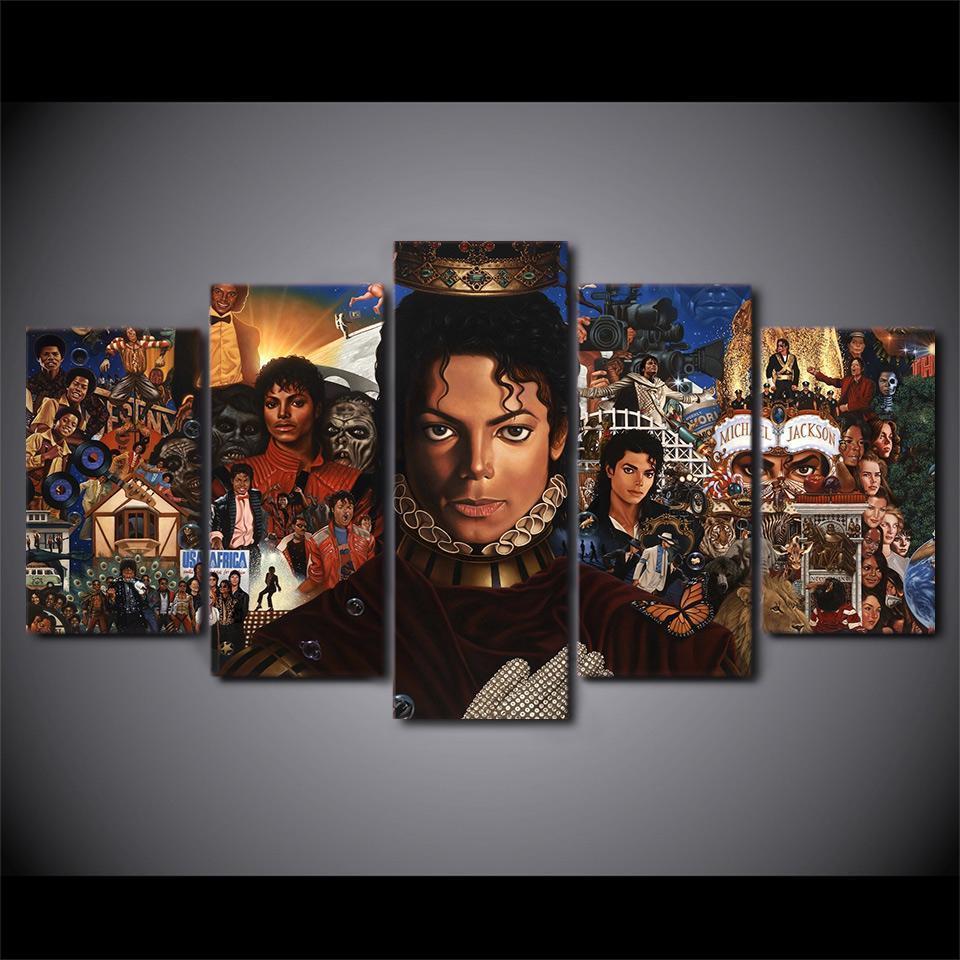 Michael Jackson Vintage Celebrity Canvas Wall Art