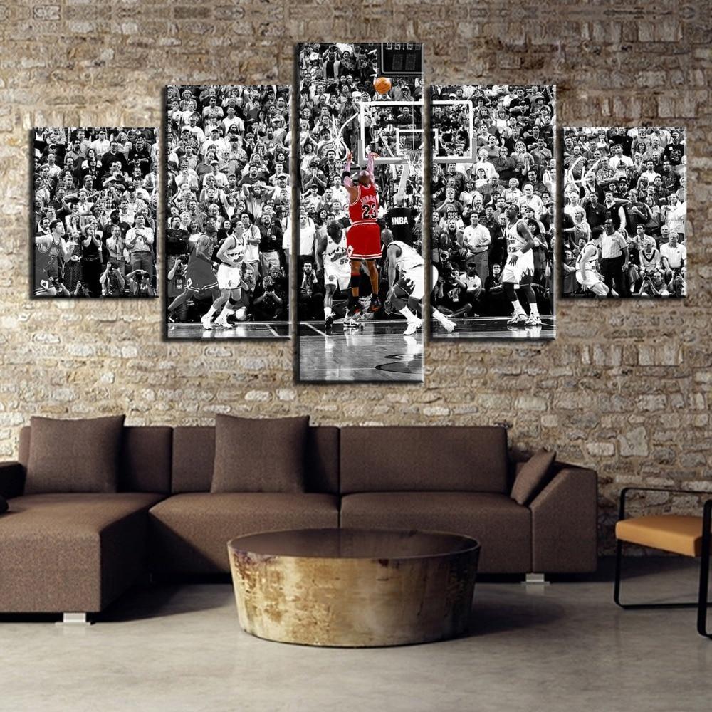 Michael Jordan Best Moment Celebrity Canvas Wall Art