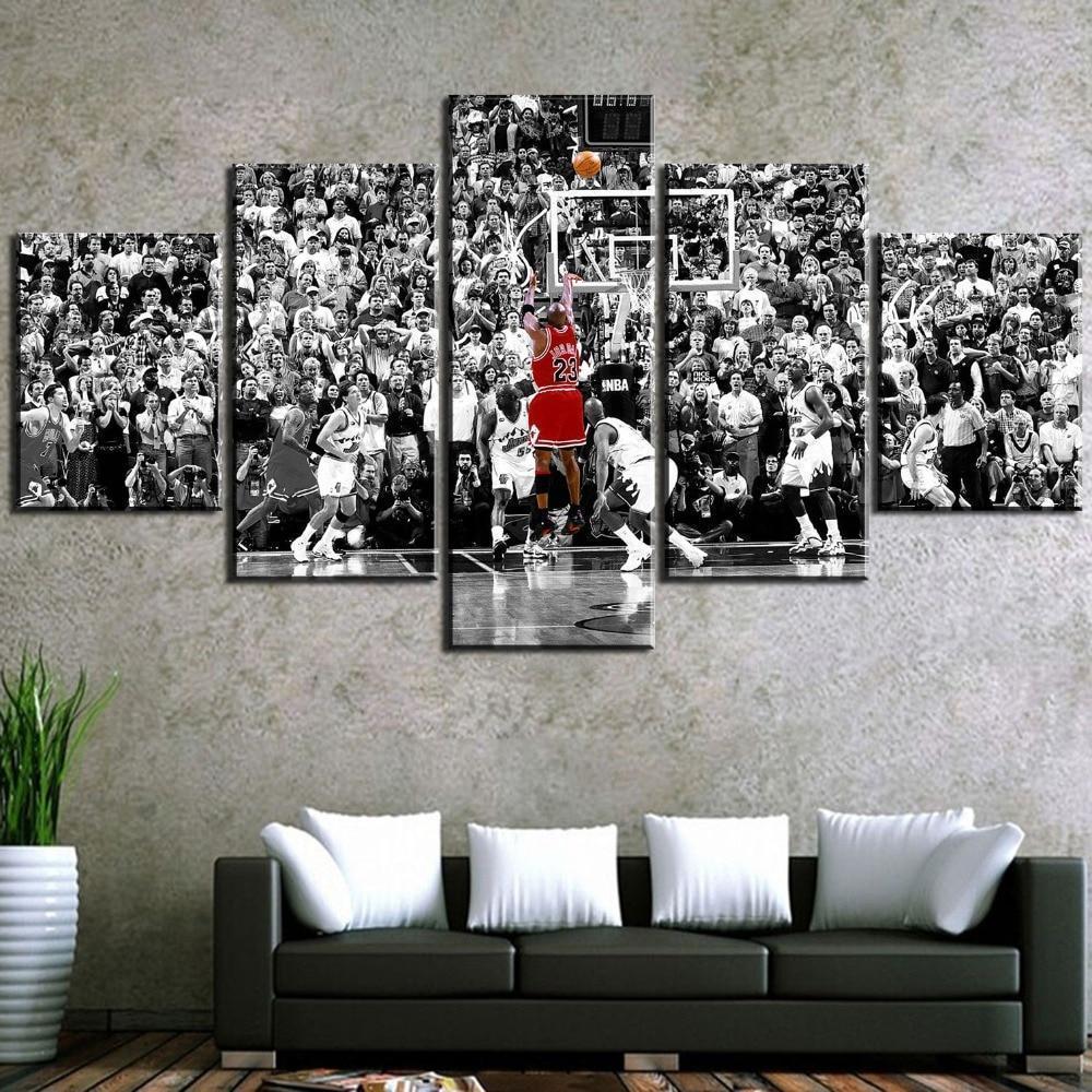 Michael Jordan Best Moment Celebrity Canvas Wall Art