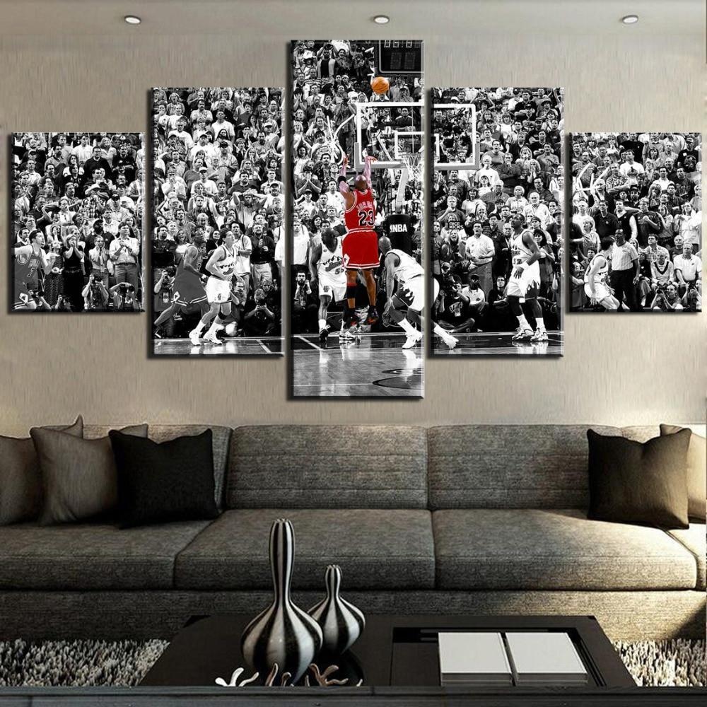 Michael Jordan Best Moment Celebrity Canvas Wall Art
