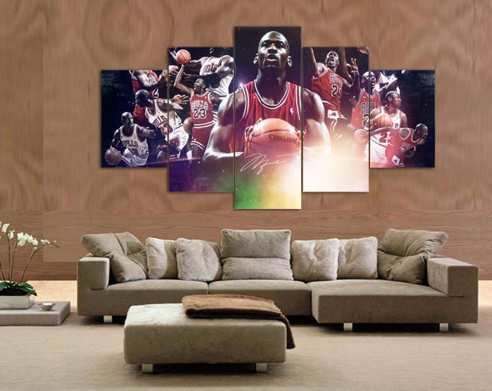 Michael Jordan Legend Celebrity Canvas Wall Art